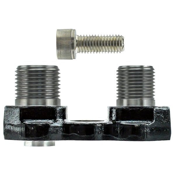 Truckair Manifold - Sanden Hor. Oring, Category: Comp. Manifold, Comp. Sanden Flex7, Fits: Gv Head, Style 03-6512 - main